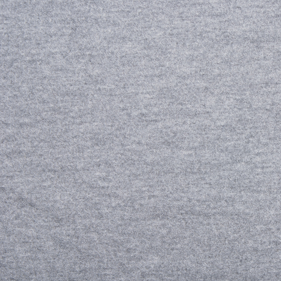 Light Gray Heathered Modal Jersey | Mood Fabrics