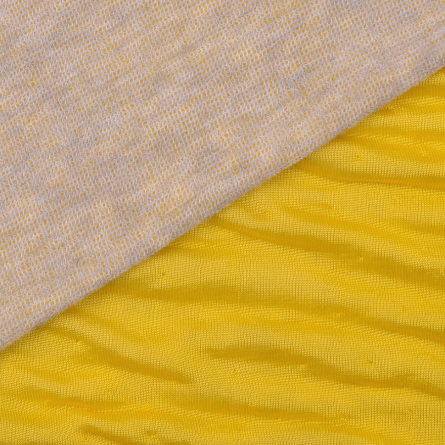 Italian Bright Yellow Double-Faced Contemporary Jersey | Mood Fabrics