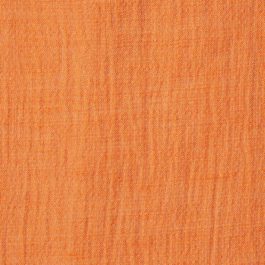 Flame Orange Linen-Rayon Woven | Mood Fabrics