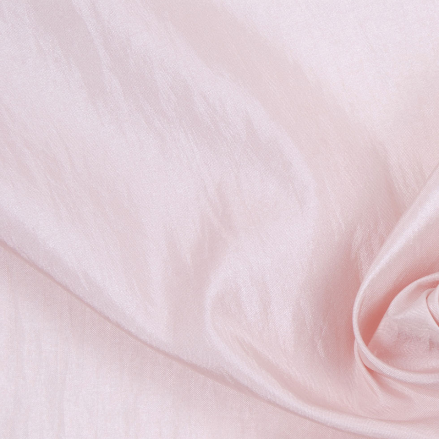 Bisque Solid Silk-Blend Taffeta | Mood Fabrics