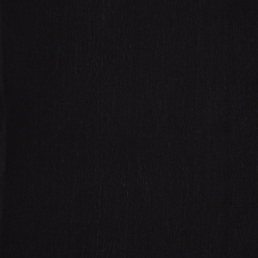 Black Solid Poly Ponte Knit | Mood Fabrics