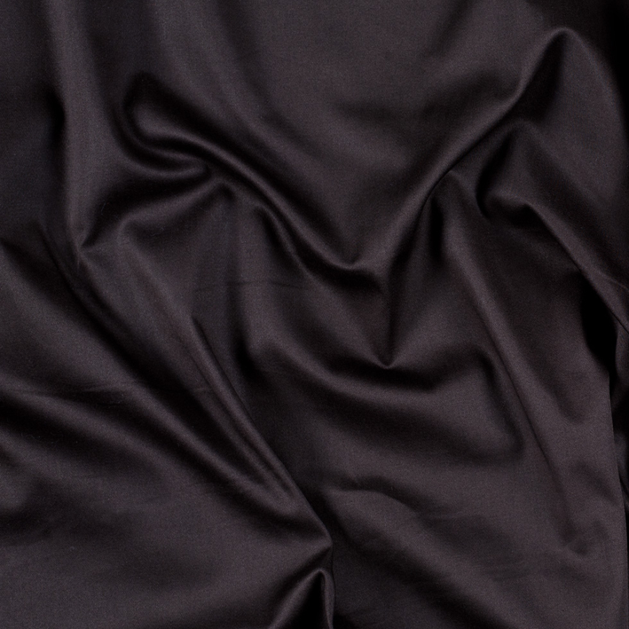 Chocolate Brown Stretch Cotton Sateen | Mood Fabrics