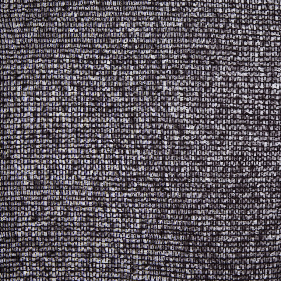 Black Open Weave Wool-Blend Sweater Knit | Mood Fabrics