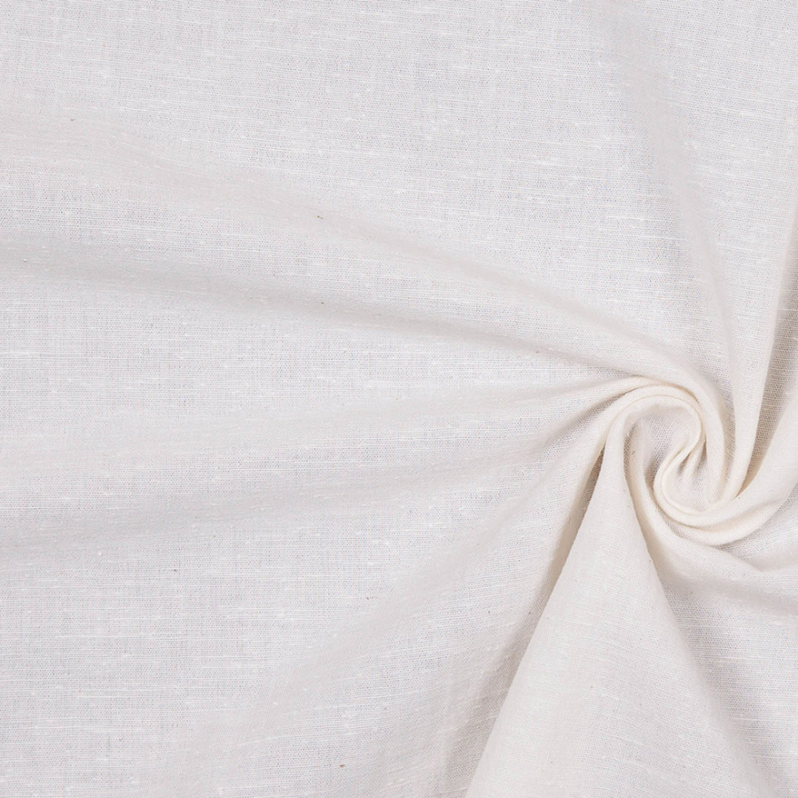 Ivory Cotton Lightweight Woven | Mood Fabrics