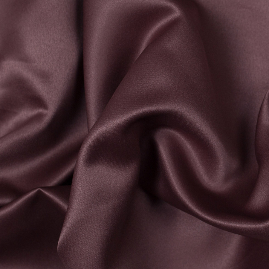 Friar Brown Brilliant Colors Poly Satin | Mood Fabrics