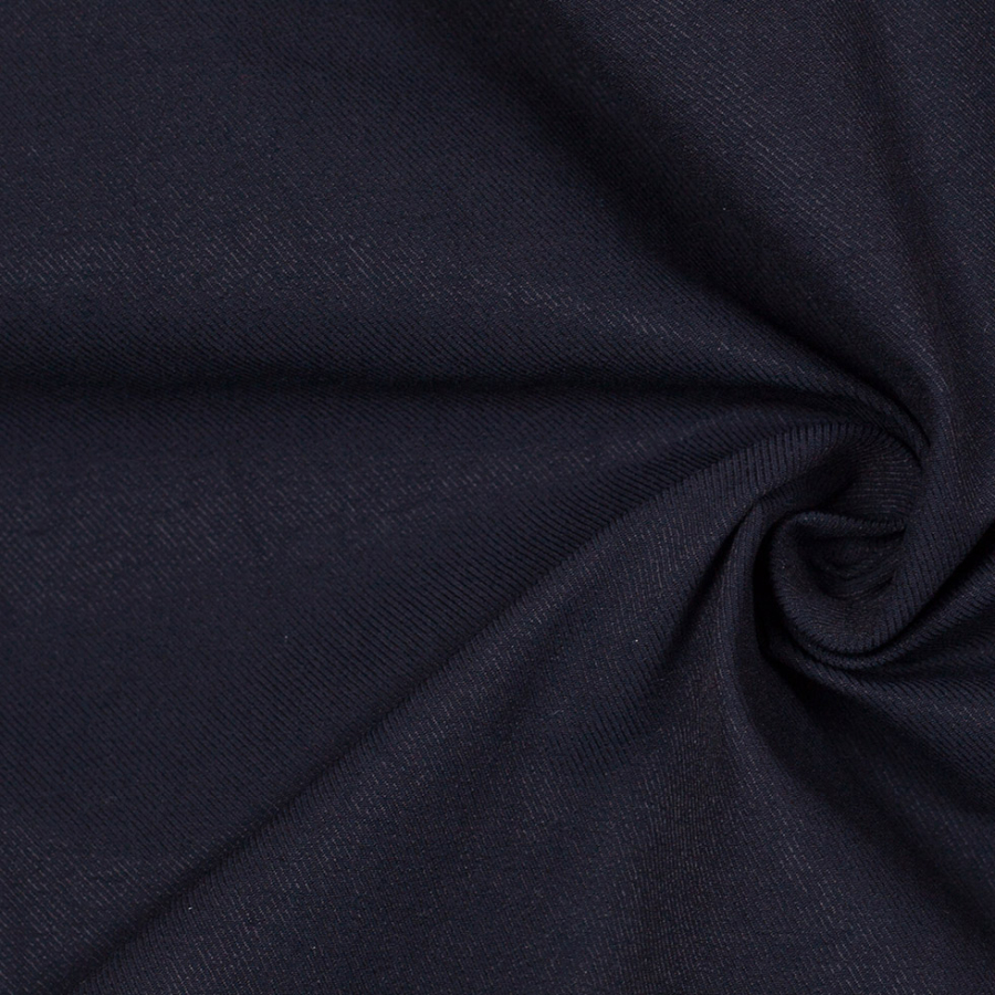 Theory Deep Navy Nylon Stretch Twill | Mood Fabrics