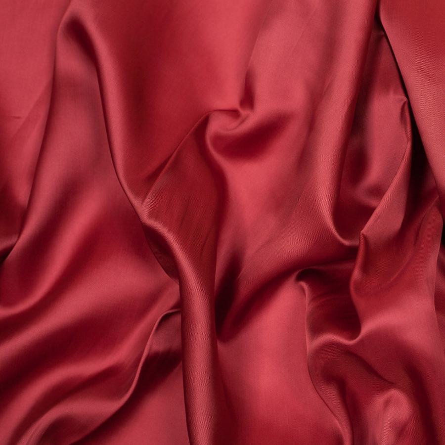 Garnet Red Viscose Lining | Mood Fabrics