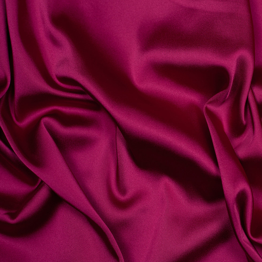 Very Berry Acetate-Nylon-Lycra Satin Twill | Mood Fabrics
