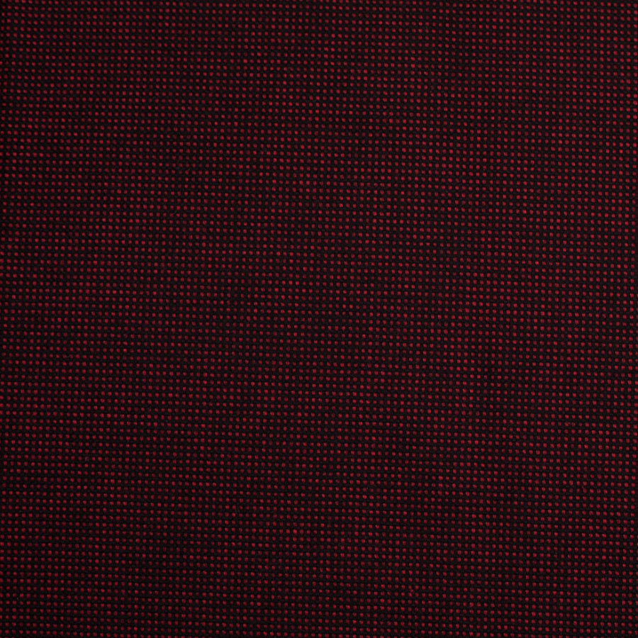 Black/Red Cotton-Polyester Woven | Mood Fabrics