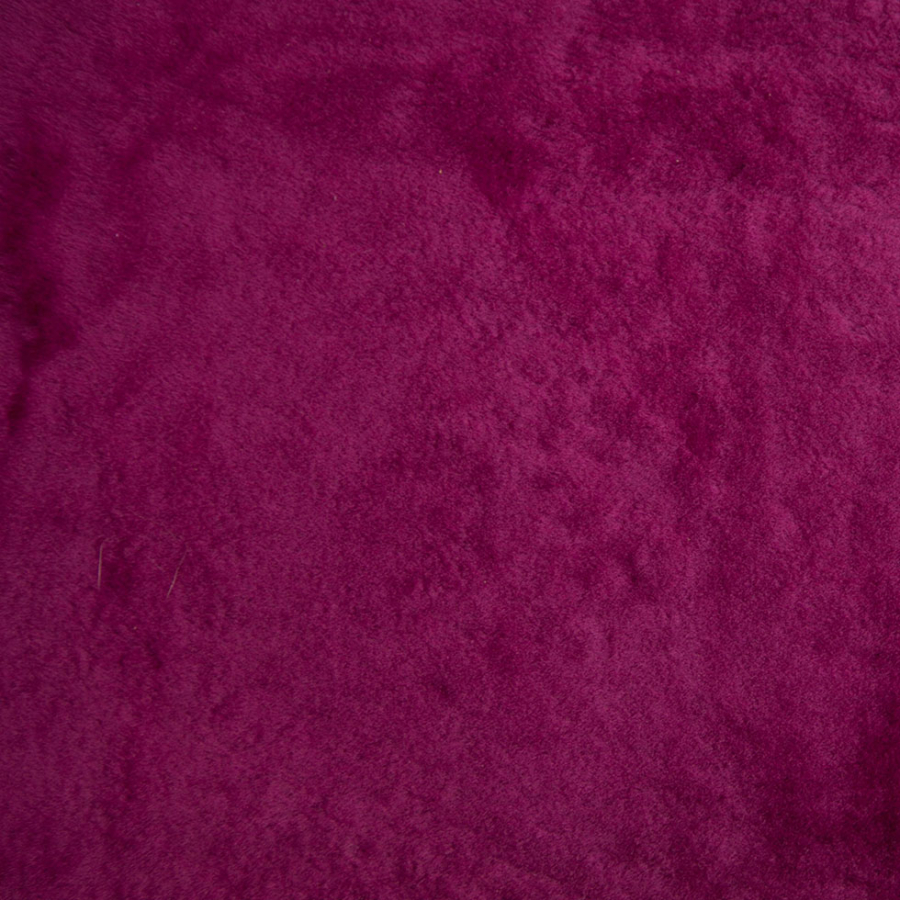 Peony/Fuchsia Name Laser-Cut Lamb Shearling | Mood Fabrics
