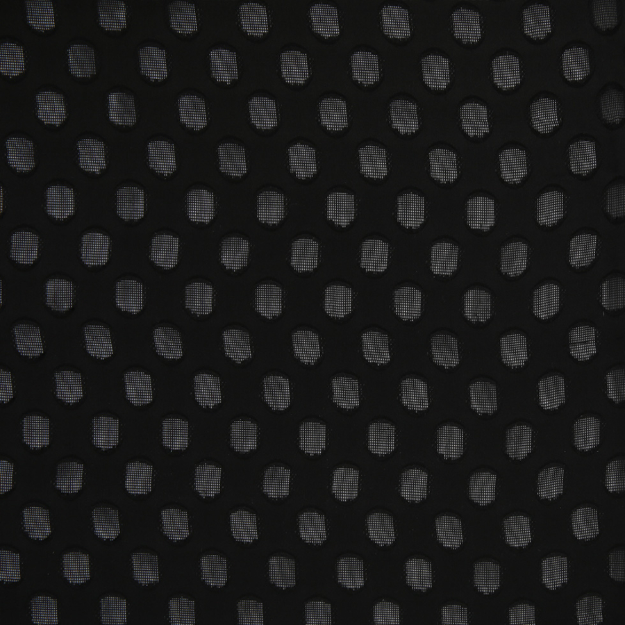 Italian Black On Black Luminous Silk-Rayon Satin-Faced Twill | Mood Fabrics