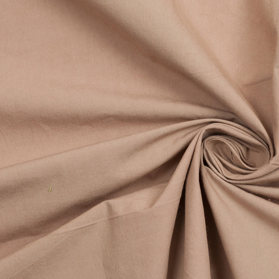 Light Brown Cotton Shirting | Mood Fabrics