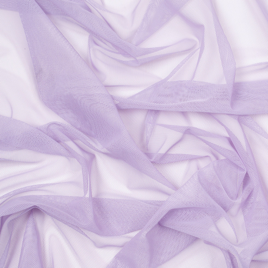 Lilac Stretch Polyester Power Mesh | Mood Fabrics