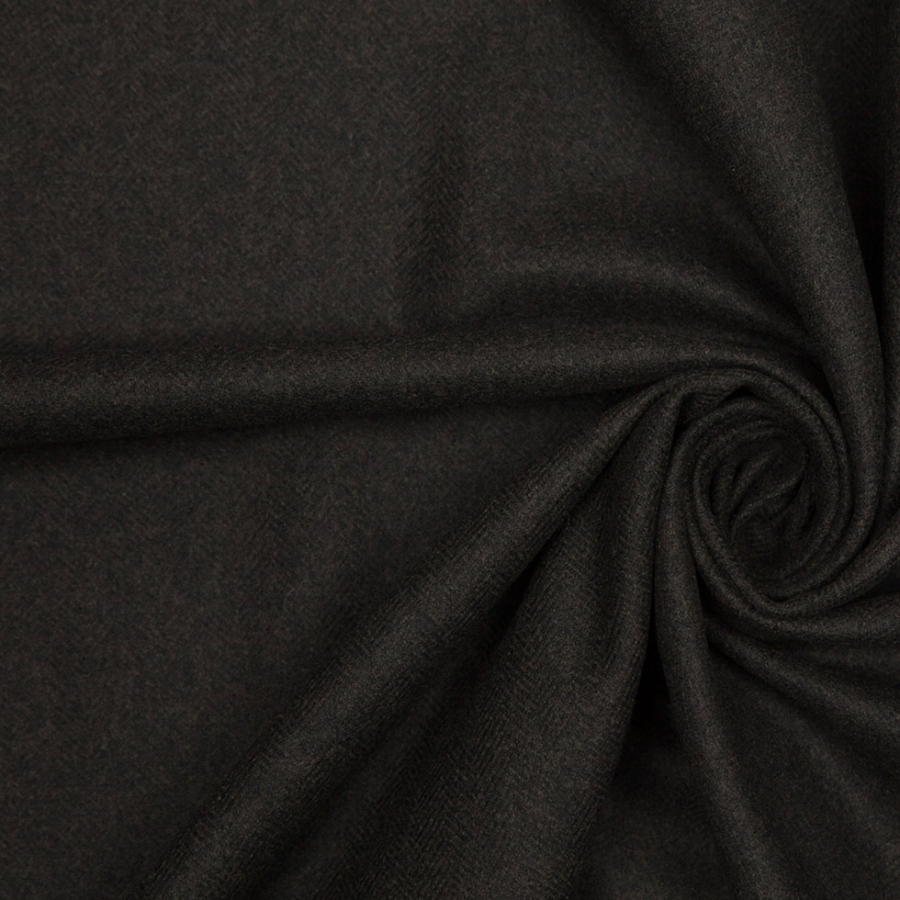 Rag & Bone Dark Green Chevron Wool Coating | Mood Fabrics