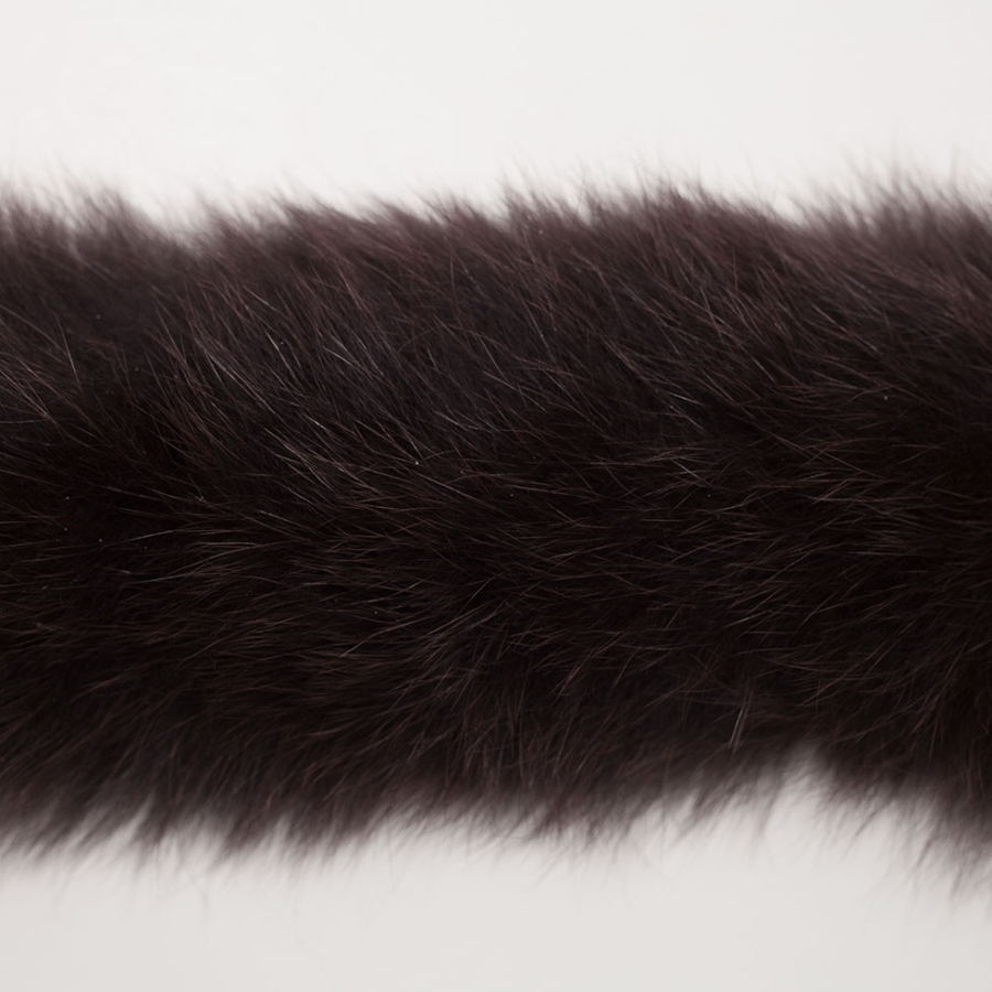Brown Genuine Finland Fox Fur Collar | Mood Fabrics