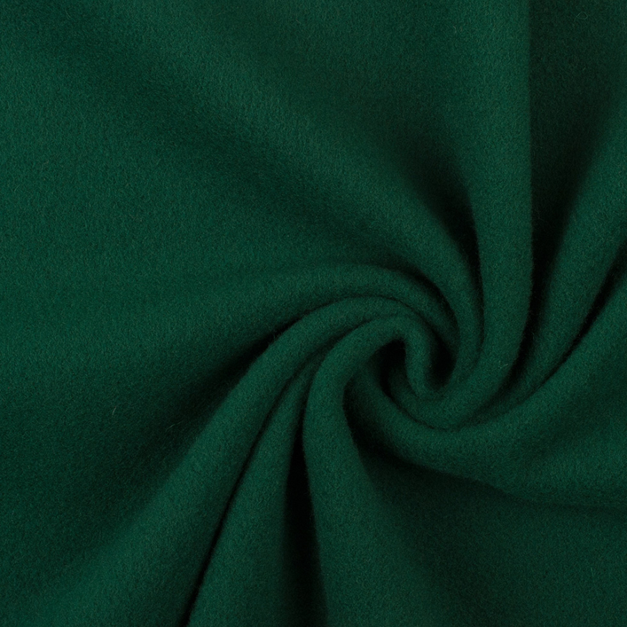 Italian Green Wool/Cashmere Coating | Mood Fabrics