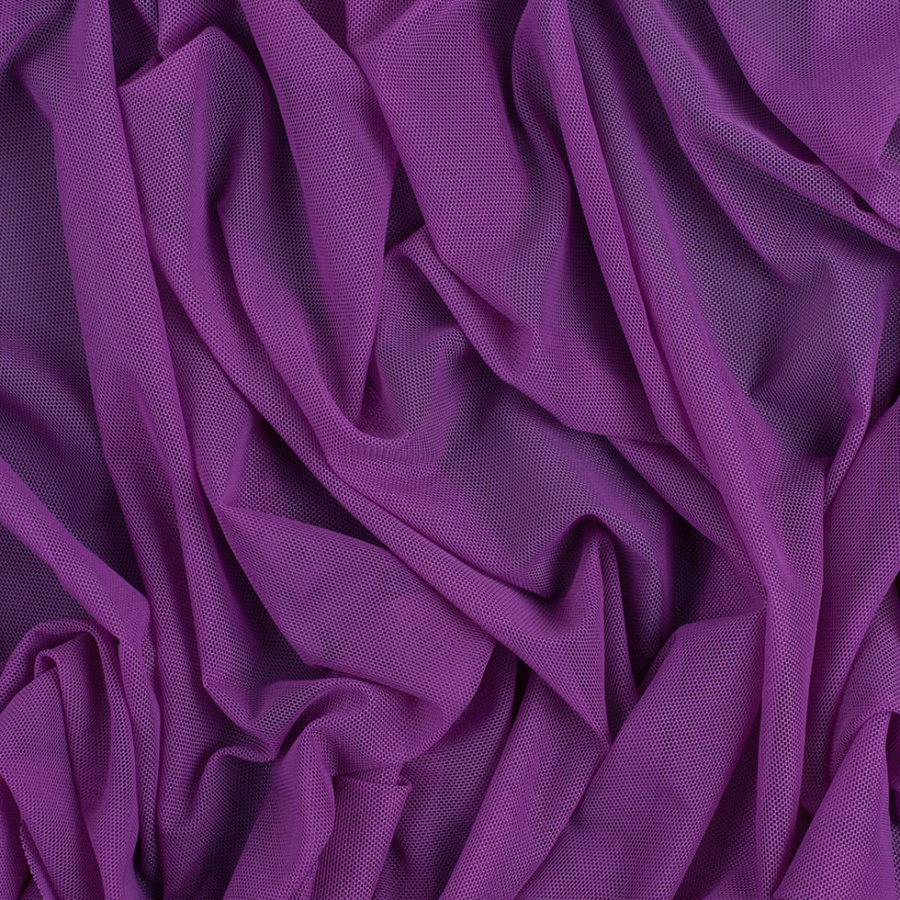 Pansy Purple Power Mesh | Mood Fabrics