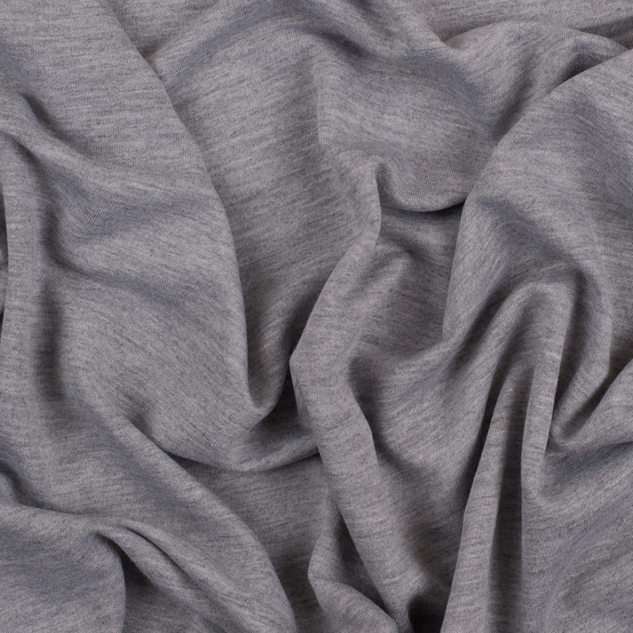 Heathered Gray French Terry Cloth | Mood Fabrics