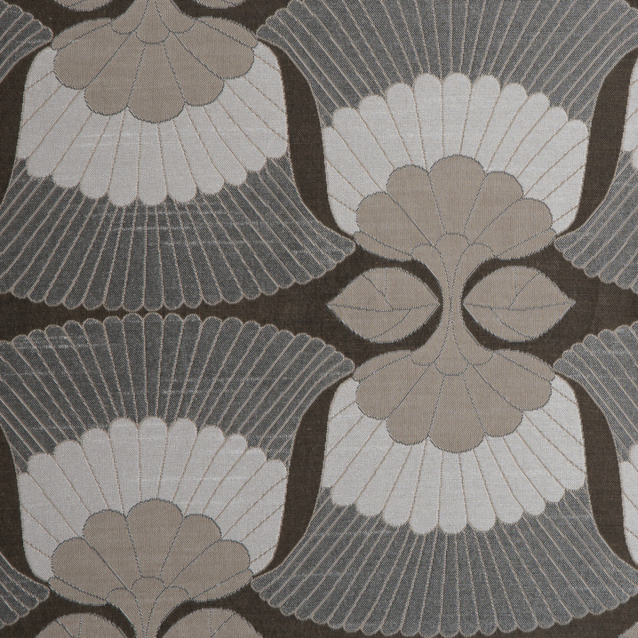 Italian Floral Polyester Jacquard | Mood Fabrics