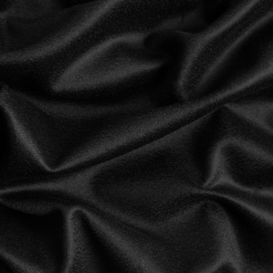 Italian Black 100% Cashmere | Mood Fabrics
