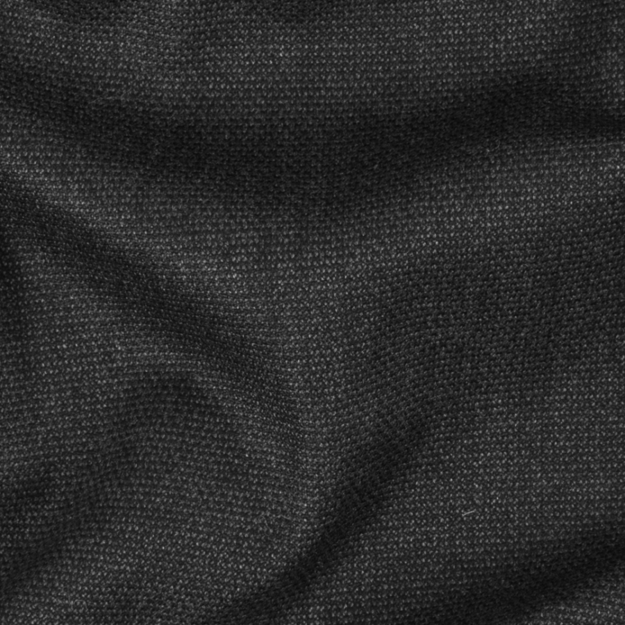 Black/Gray Tweed Wool Suiting | Mood Fabrics