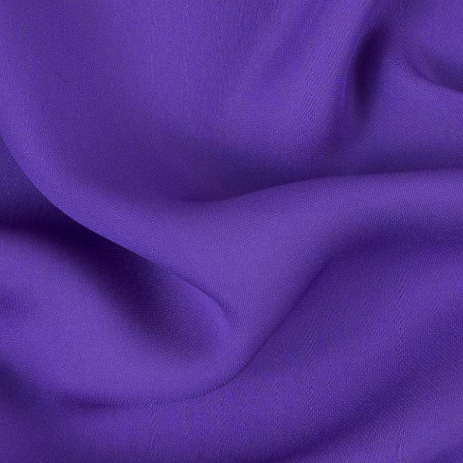 Blue Iris Silk Georgette | Mood Fabrics