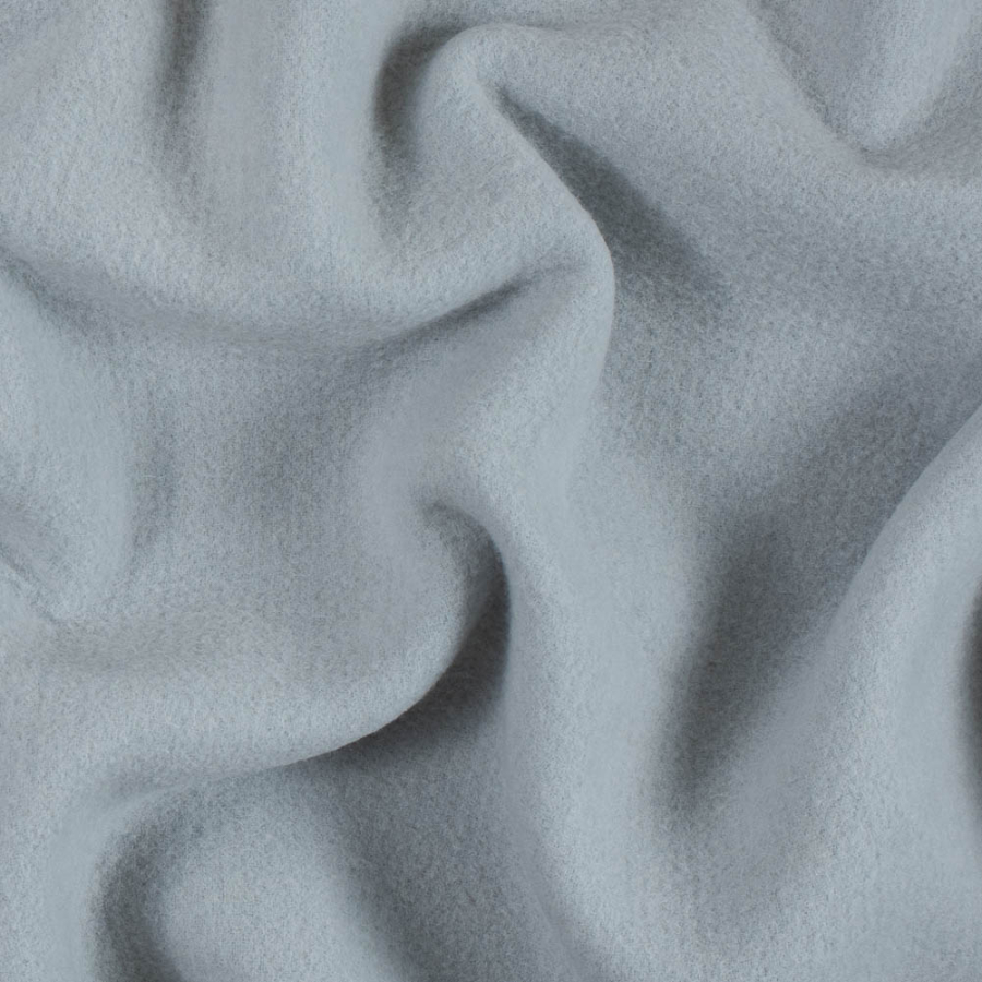 Famous NYC Designer Gray Boiled Cashmere Double Cloth | Mood Fabrics