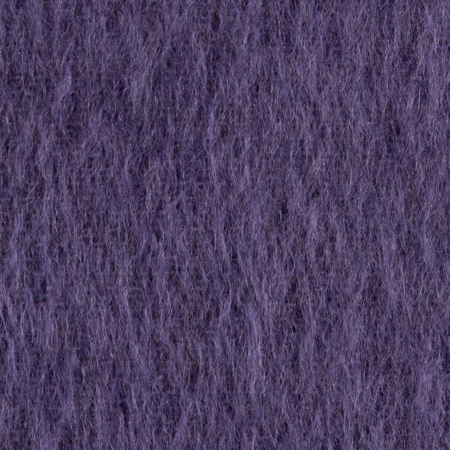 Aster Purple Mohair Woven/Boucle | Mood Fabrics