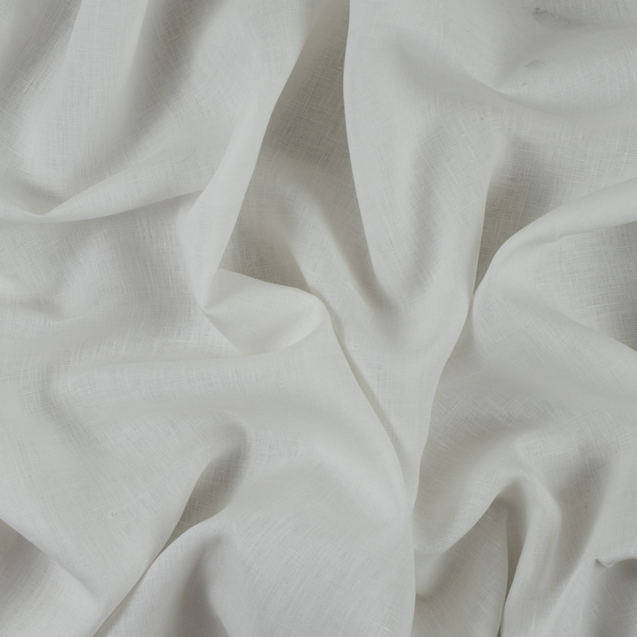 5.6oz Natural Organic Linen Woven | Mood Fabrics