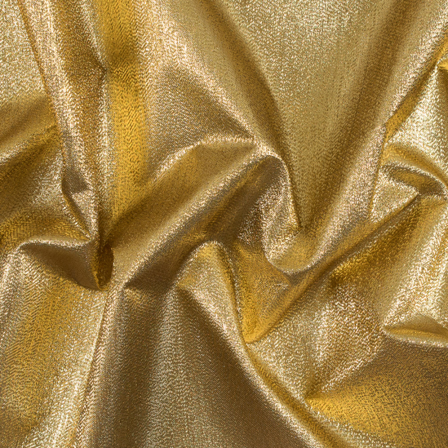 Metallic Gold Woven Lame | Mood Fabrics