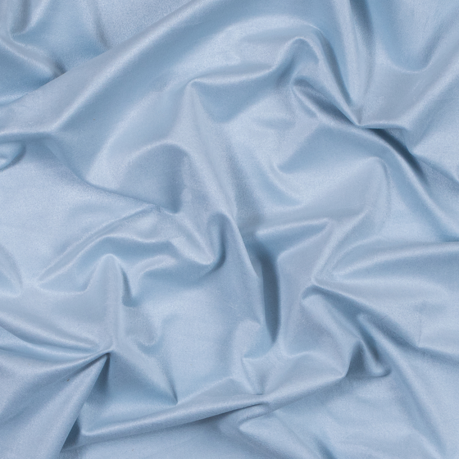 Italian Starlight Blue Lightweight Stretch Faux Suede | Mood Fabrics