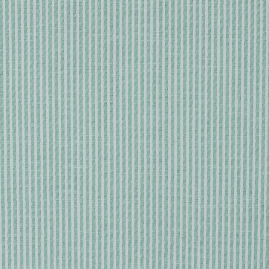 Green Candy Striped Seersucker | Mood Fabrics