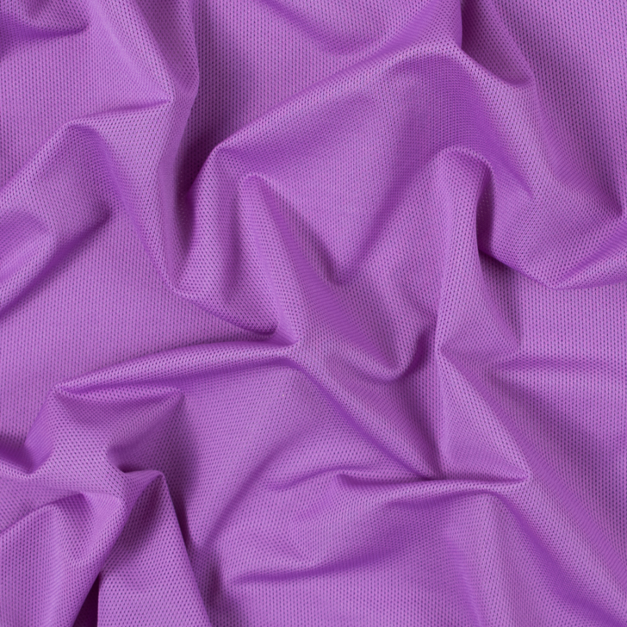 Violet Stretch Mesh with Wicking Capabilities | Mood Fabrics