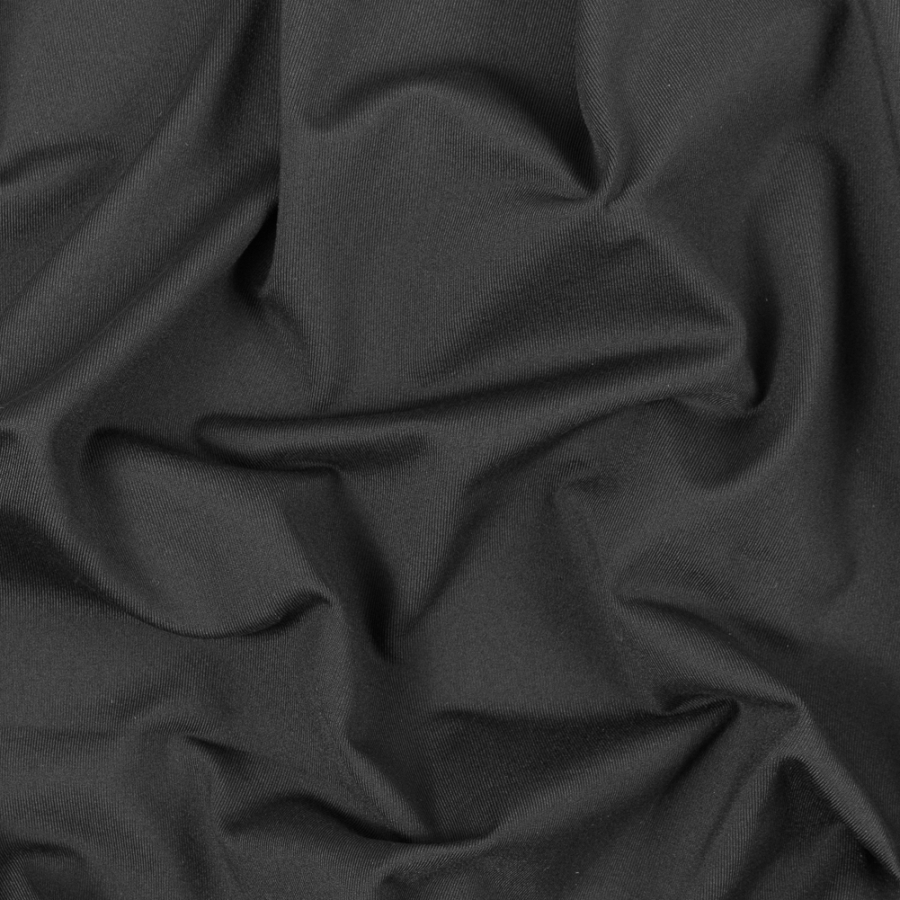 Black Heavy Stretch Nylon Jersey | Mood Fabrics