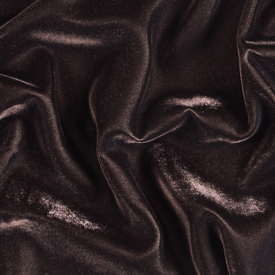 Chocolate Luxury Lyons Velvet | Mood Fabrics