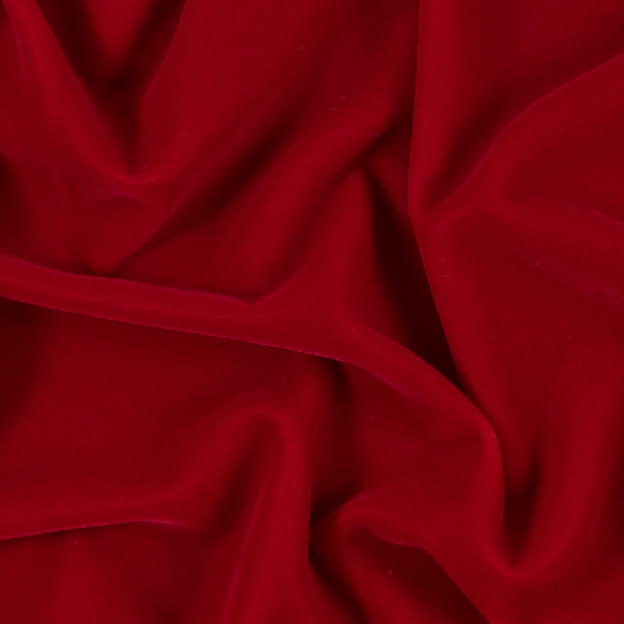 Scarlet 100% Micro Polyester Velvet | Mood Fabrics