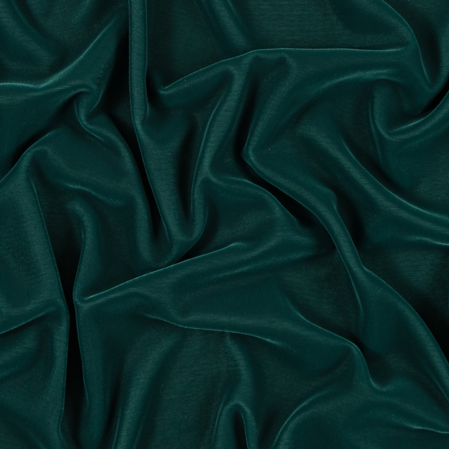 Dark Green 100% Micro Polyester Velvet | Mood Fabrics