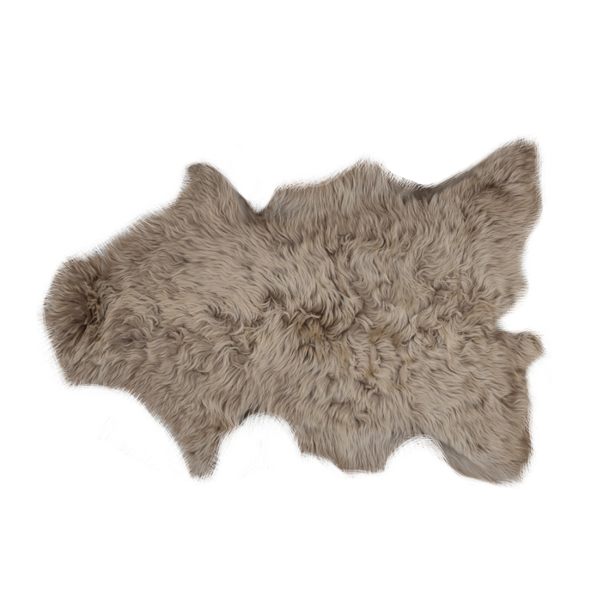 Small Beige Suede Backed Lamb Shearling | Mood Fabrics