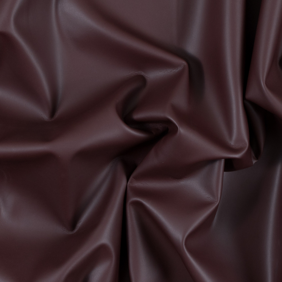Alexander Wang Bittersweet Chocolate Water-Repellent Vinyl/Faux Leather | Mood Fabrics