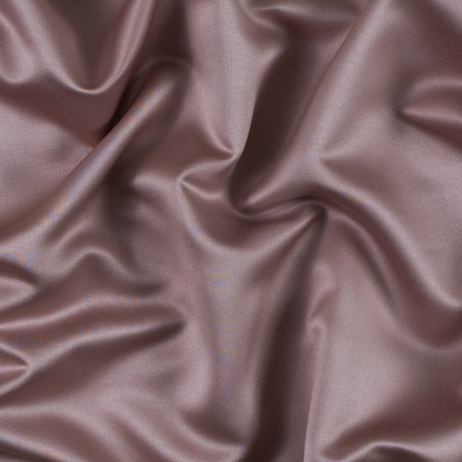Warm Taupe Polyester Satin | Mood Fabrics