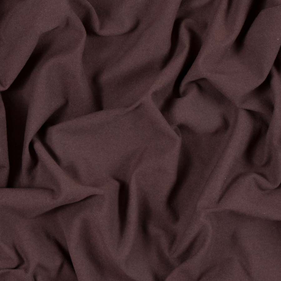Brown Solid Cotton Jersey | Mood Fabrics