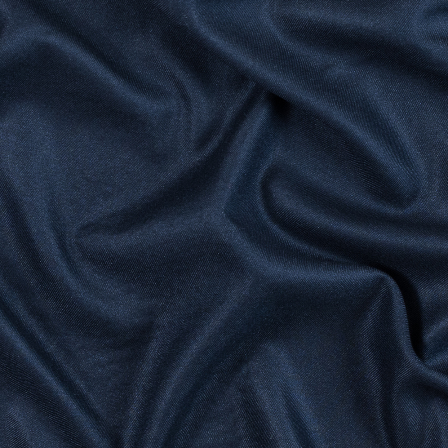 Black Iris Viscose Flannel | Mood Fabrics