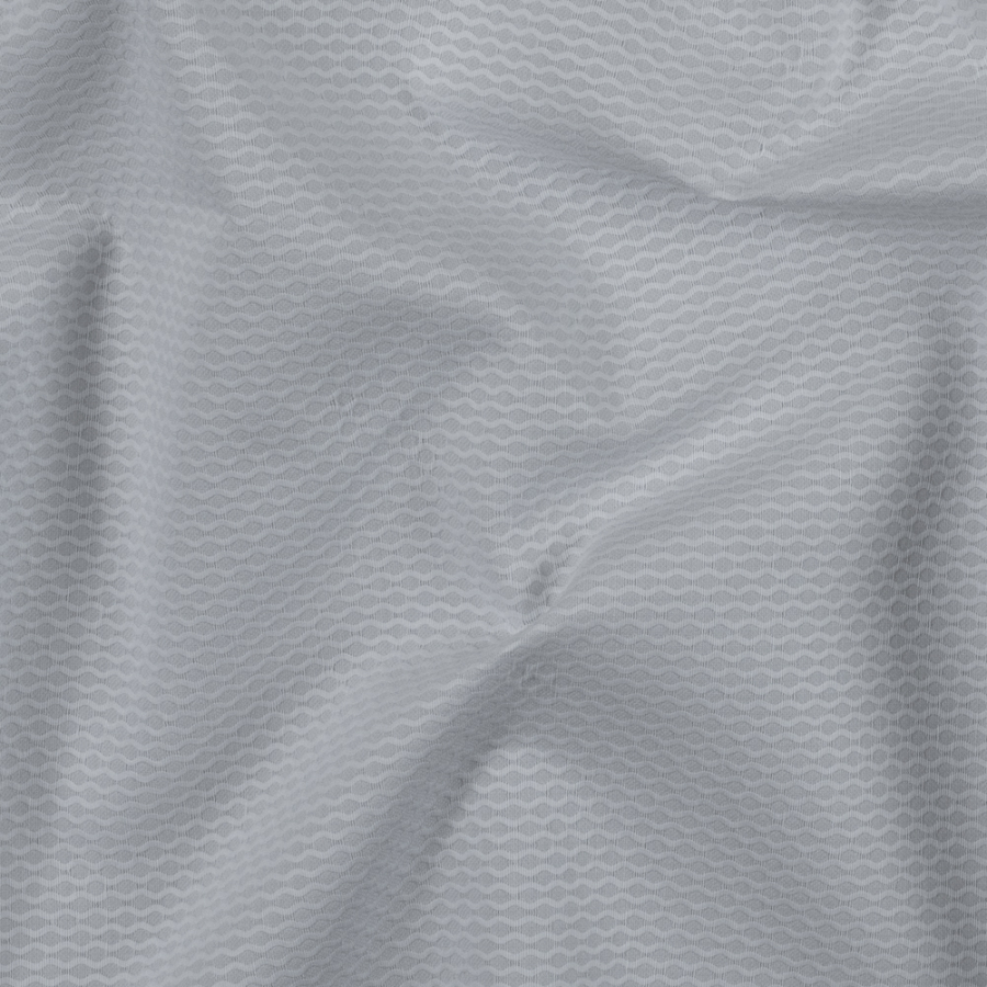 White Cotton Bullseye Pique | Mood Fabrics