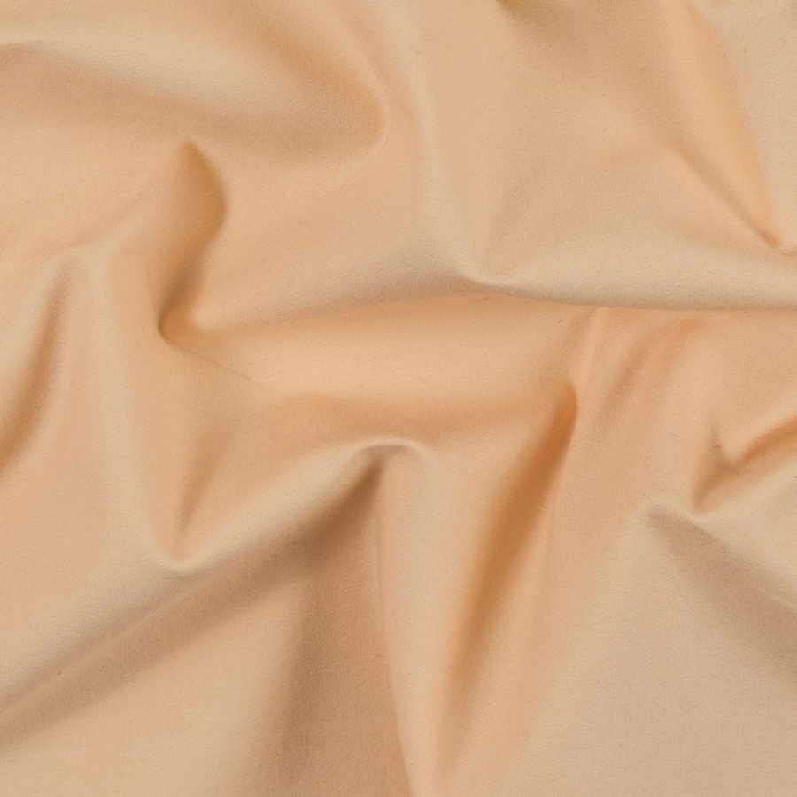 Cream Blush Stretch Cotton Twill | Mood Fabrics