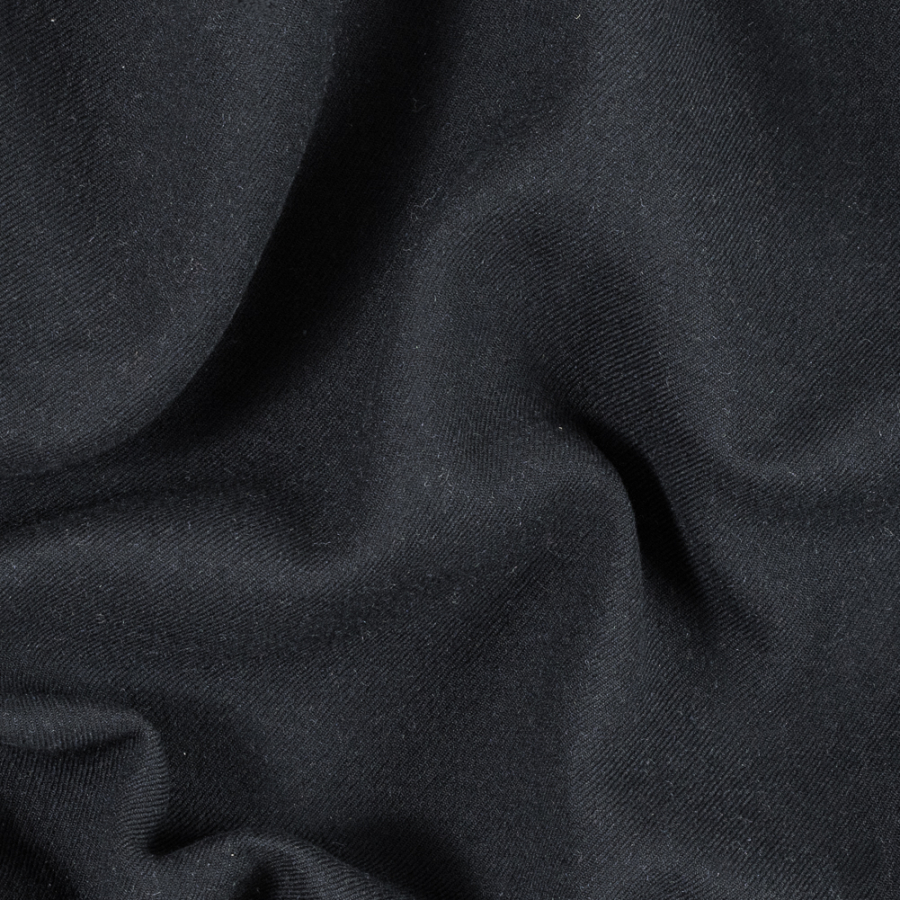 Armani Gargoyle and Black Wool Double Cloth Twill | Mood Fabrics