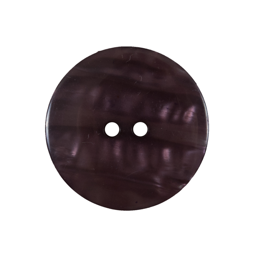 Huckleberry Purple Iridescent Plastic Button - 40L/25mm | Mood Fabrics