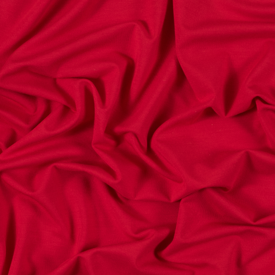 Red Stretch Bamboo Jersey | Mood Fabrics