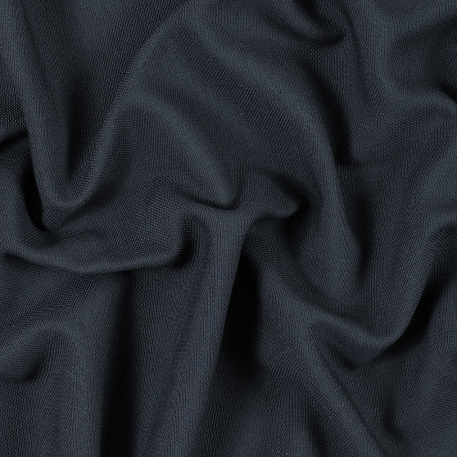 Total Eclipse Brushed Wool Twill with Woven Backing | Mood Fabrics