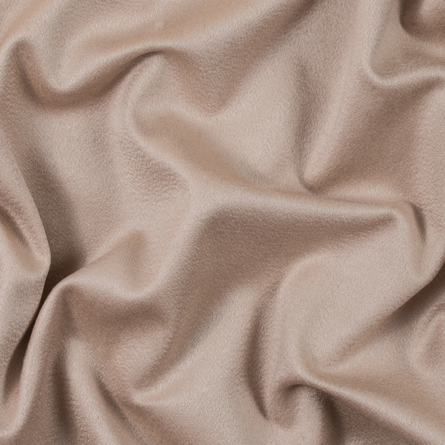 Italian Novelle Peach Cashmere Blended Wool Coating | Mood Fabrics