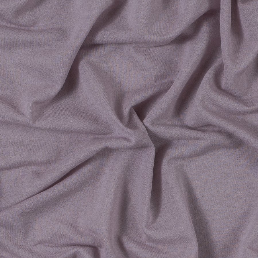 Italian Mauve Shadows Sheer Tissue-Weight Jersey | Mood Fabrics